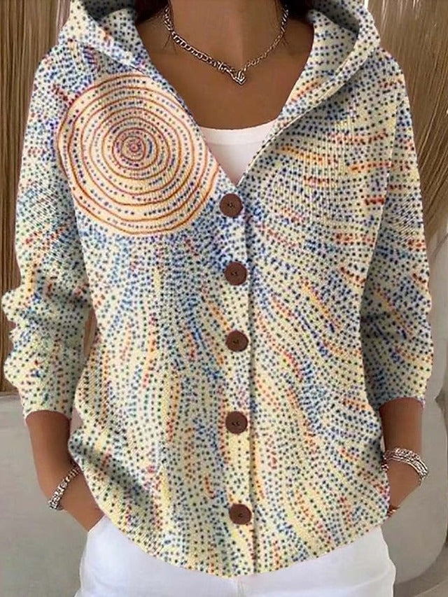 Cassidy | Warm Long Artistic Cardigan