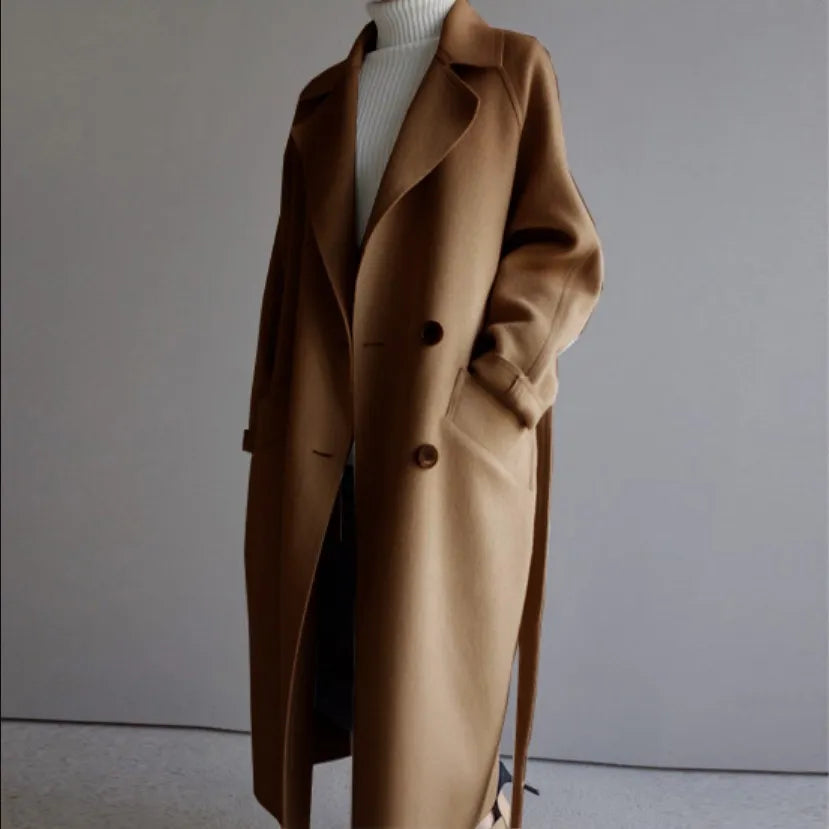 Elowen | Elegant Long Winter Coat for Women