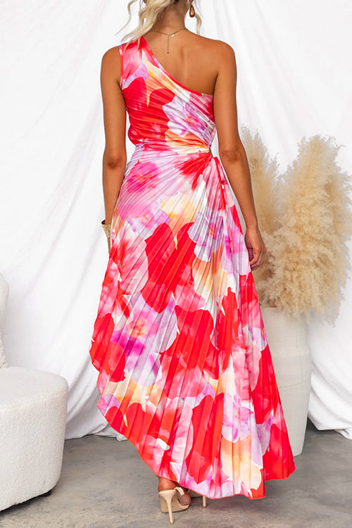 Penelope | Pleated One-Shoulder Dress