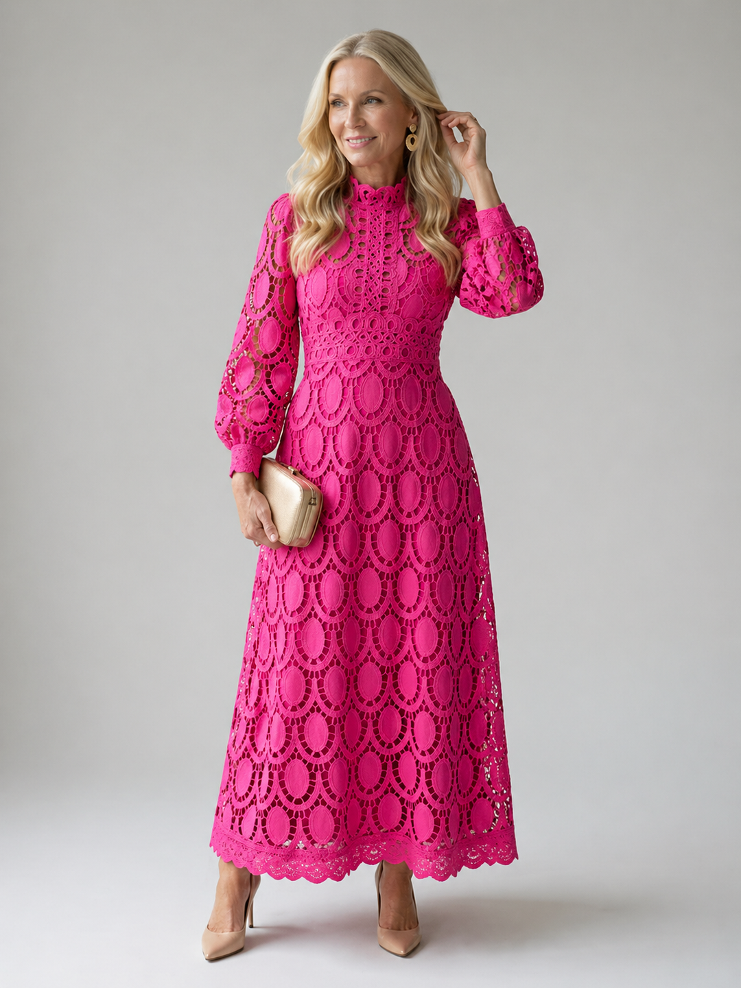 Felicity | Lace Midi Dress