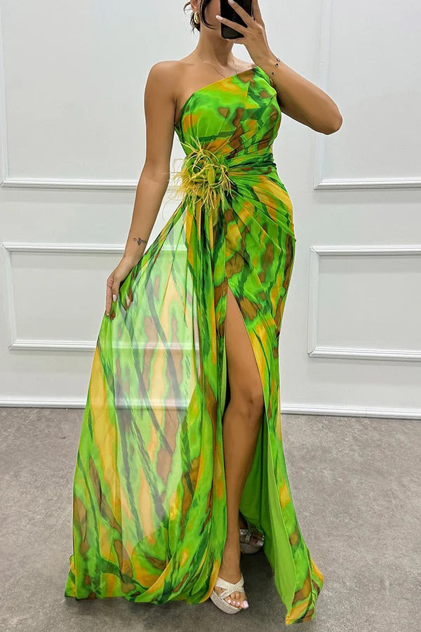 Yvette | Vibrant Draped Dress