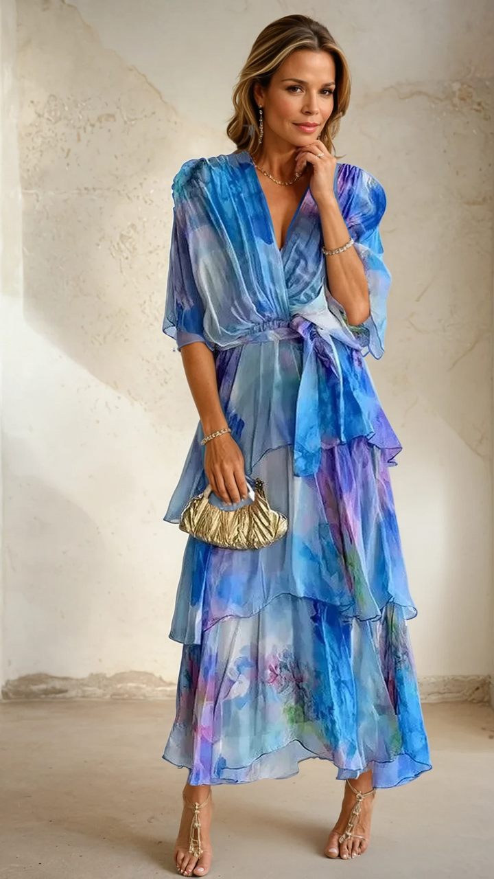 Daniela | Layered Floral Sun Dress