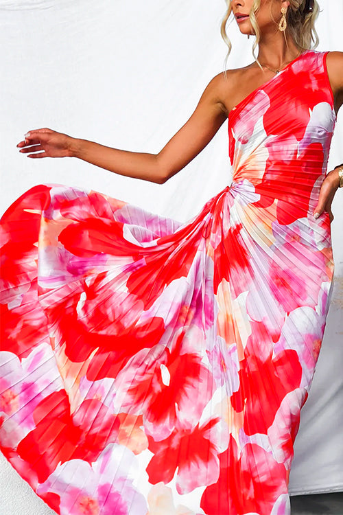 Penelope | Pleated One-Shoulder Dress