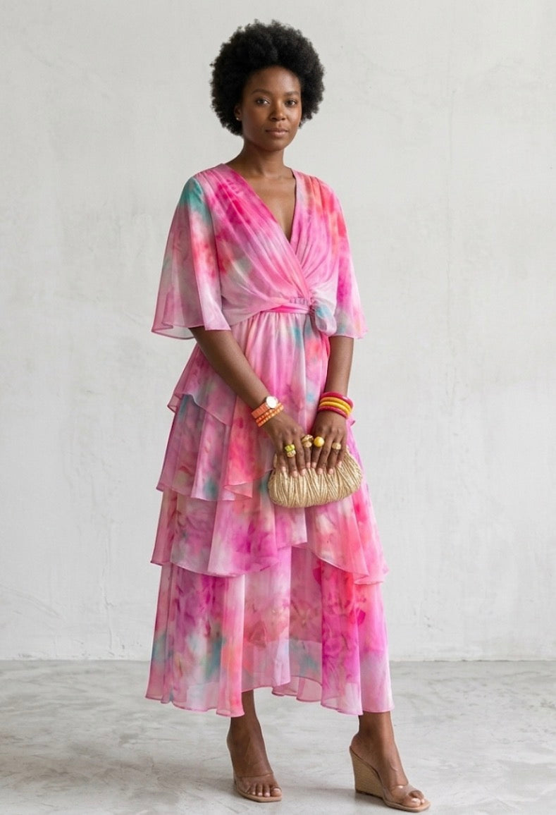Daniela | Layered Floral Sun Dress