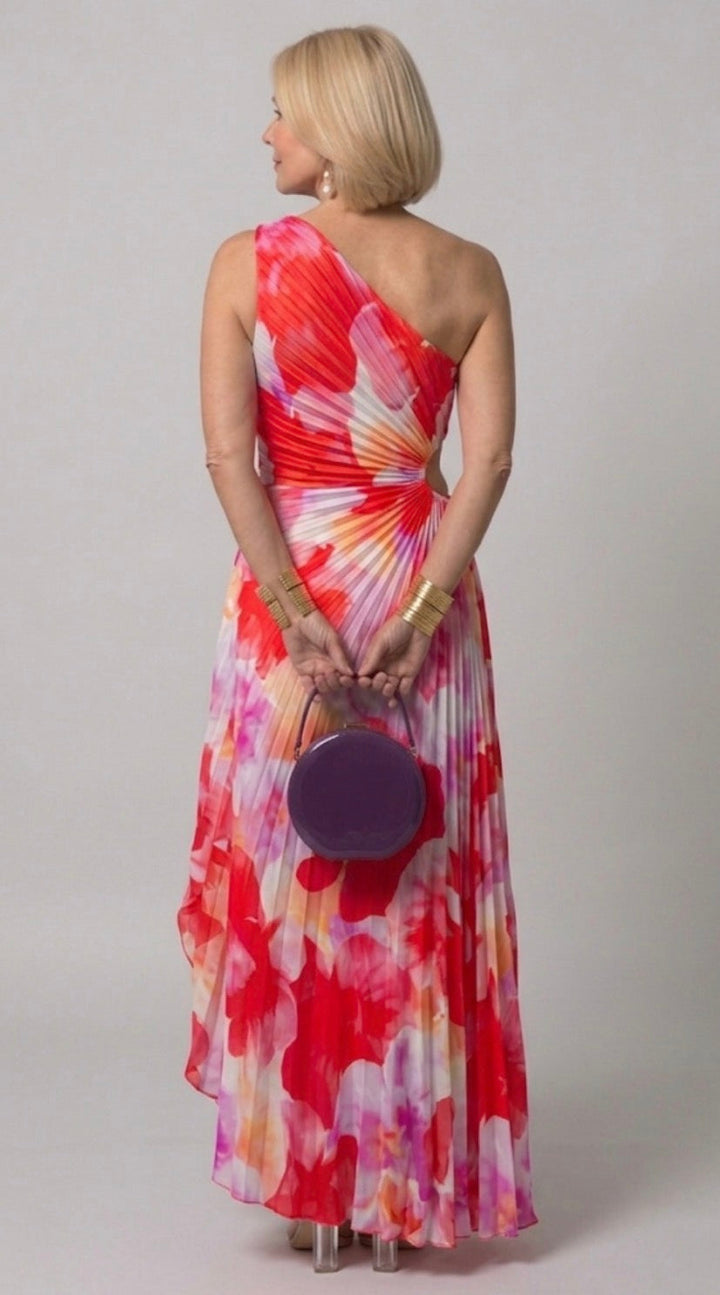 Penelope | Pleated One-Shoulder Dress