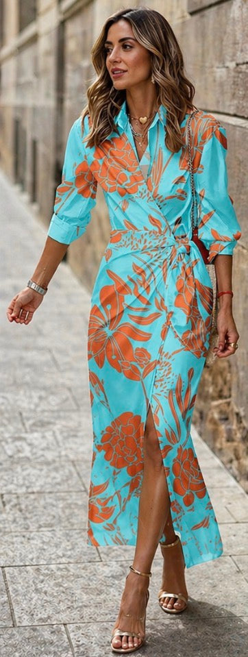 Giuliana | Printed Wrap Dress