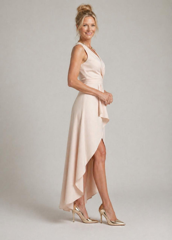 Estelle | Midi Wrap Dress with V-Neck