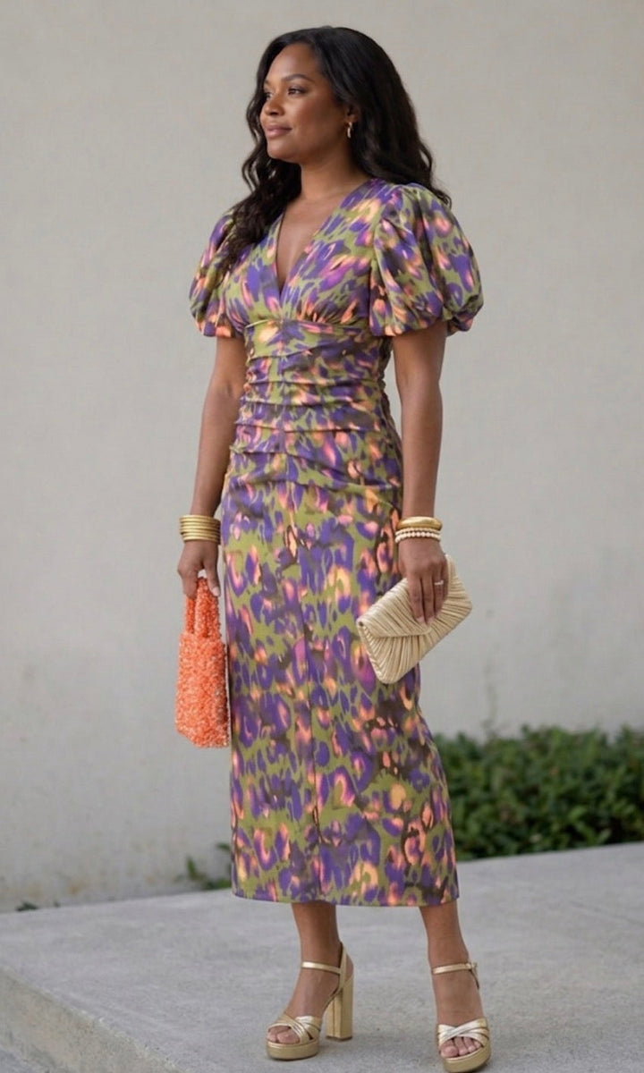 Helena | Dress with Puff Sleeves