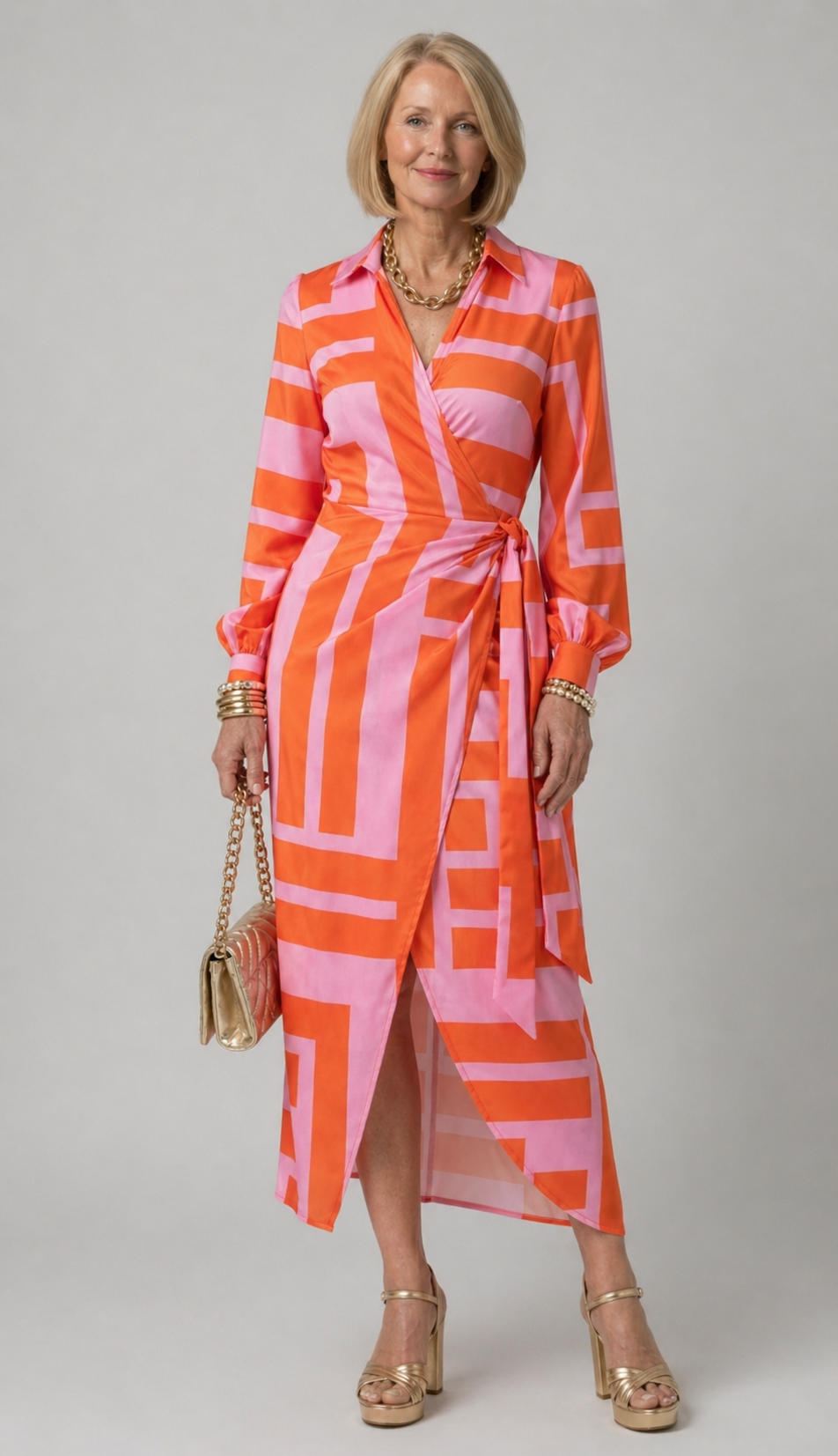 Giuliana | Printed Wrap Dress
