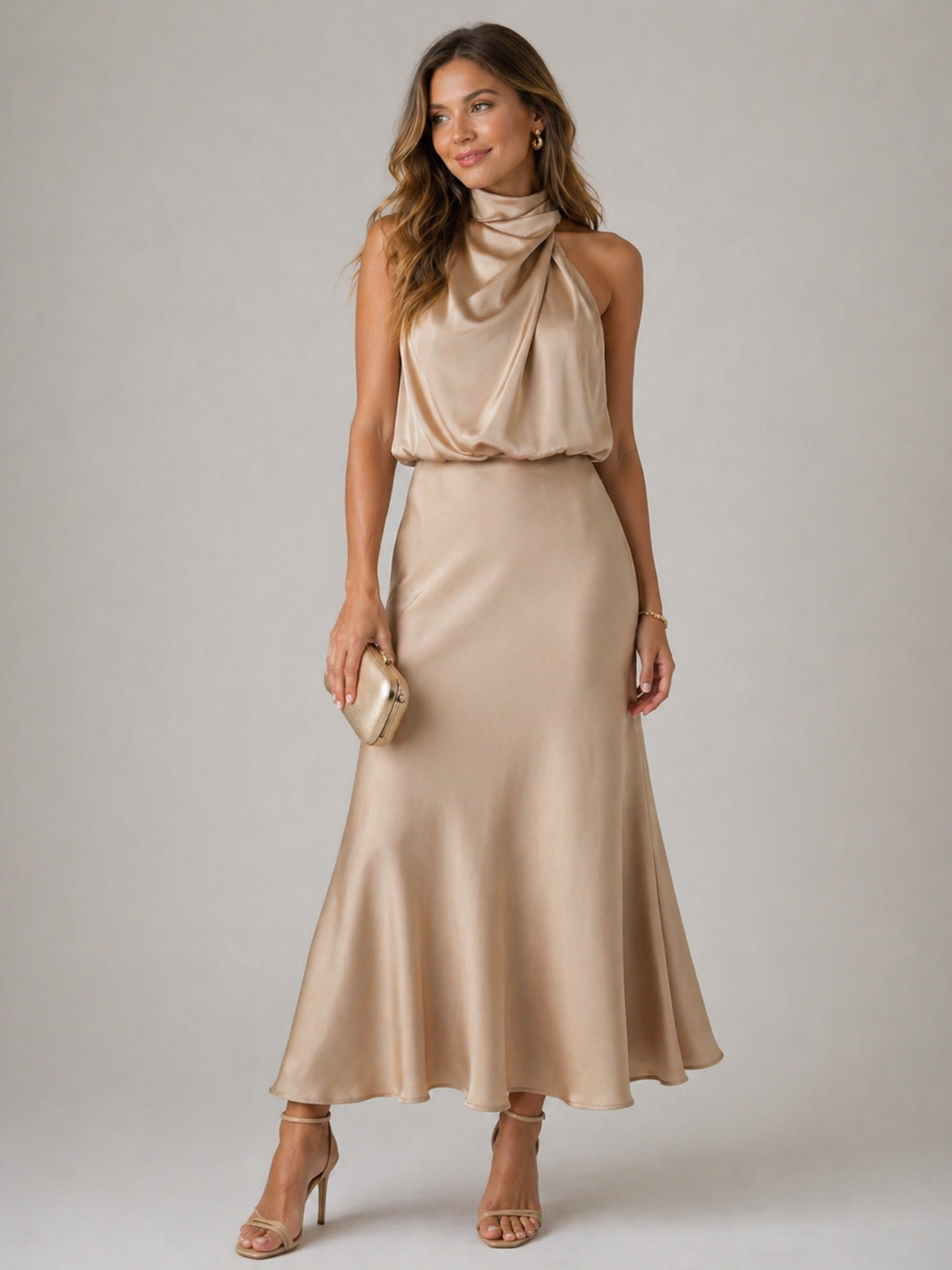 Cassandra | Draped Dress