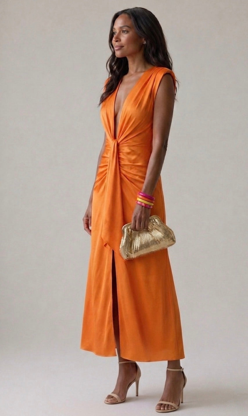 Anastasia | Elegant Pleated Dress