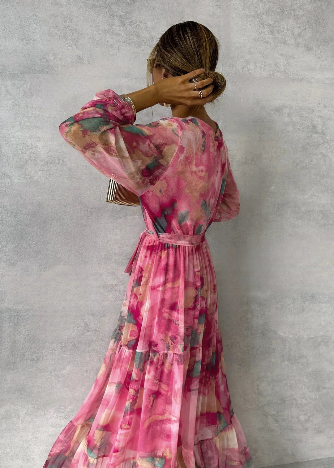 Brunella | Wrap Dress with Floral Print