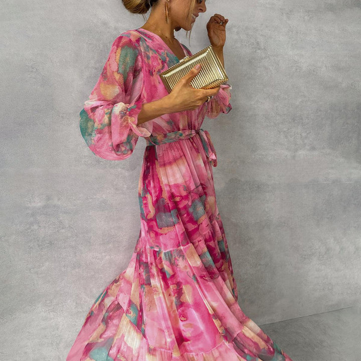 Brunella | Wrap Dress with Floral Print