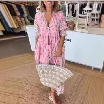 LAOISE™ - Boho Midi Dress