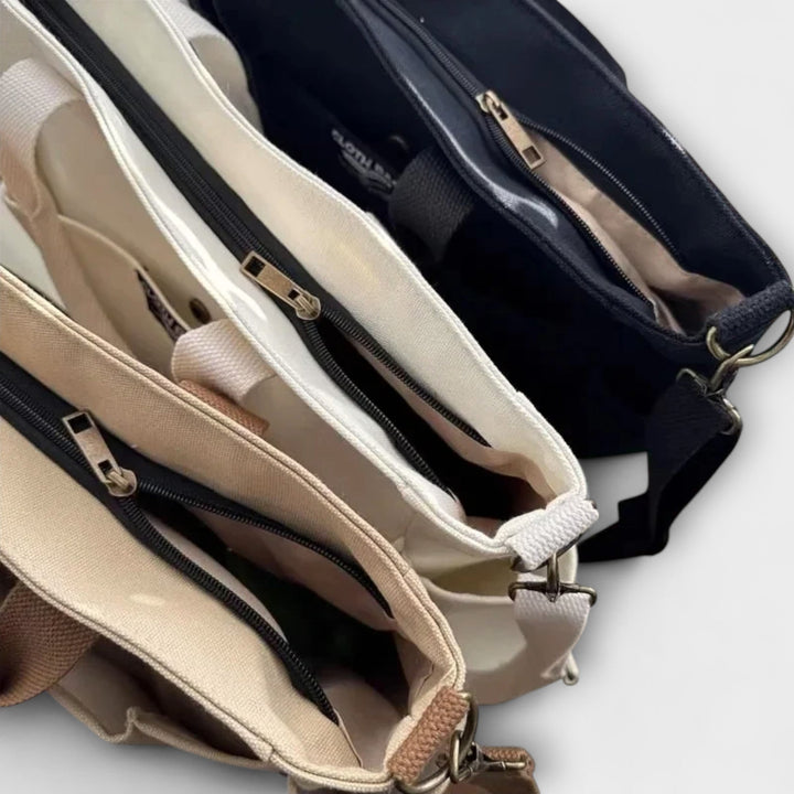 Olivia - Minimalistic Canvas Tote Bag
