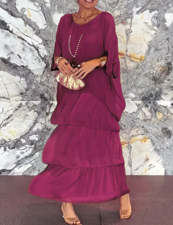 Lara | Elegant Flowing Maxi Dress