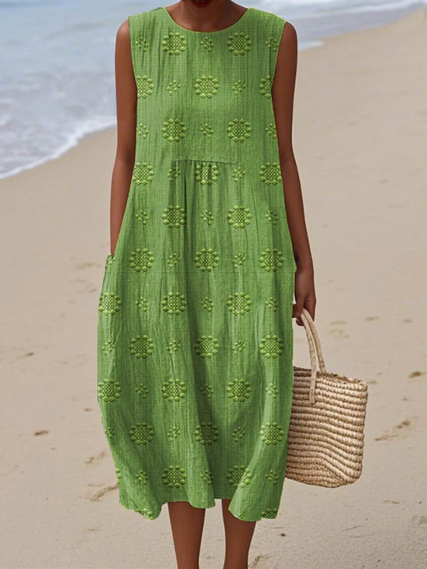 Rose™ Embroidered Midi Dress