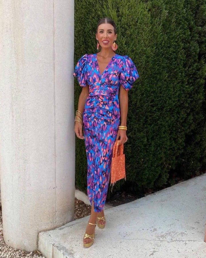 Helena | Dress with Puff Sleeves