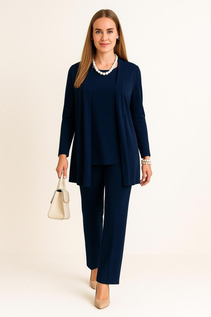 Cardigan, Top & Trousers Set